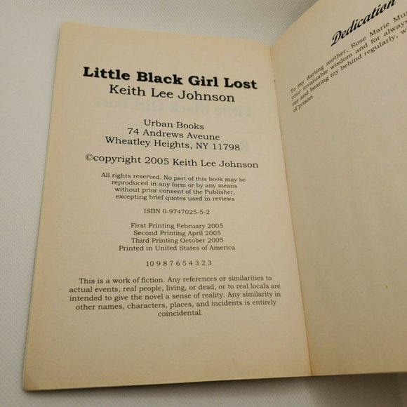 Little Black Girl Lost by Johnson, Keith Lee (Paperback) - Picture 3 of 3